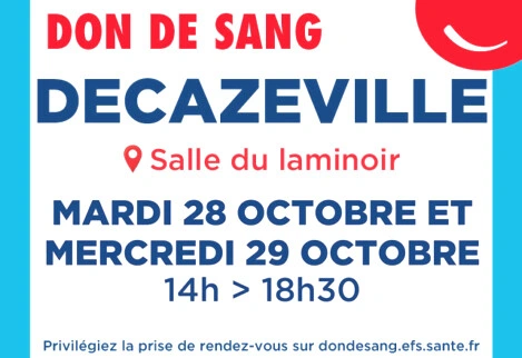 Don de Sang à Decazeville