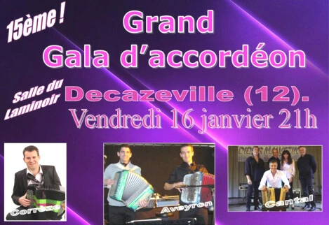 Grand Gala d'Accordeon à Decazeville