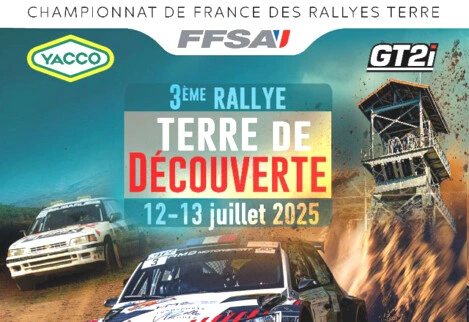 Championnat de France des Rallyes sur terre à Decazeville 