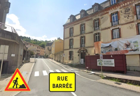 Fermeture des rues Foch et Cayrade Fermeture des rues Foch et Cayrade