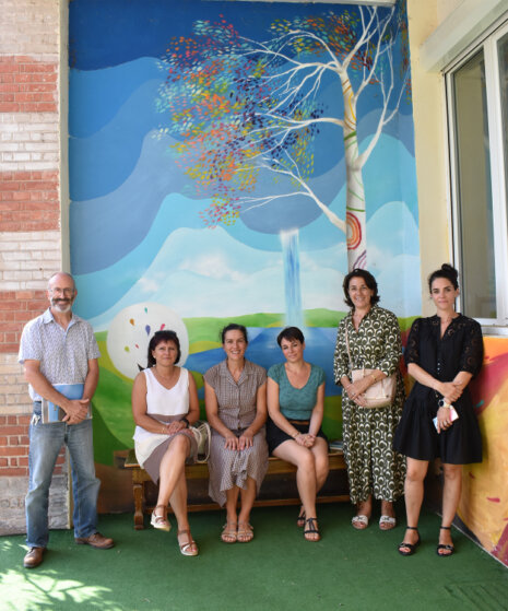 Visite de l'école rentrée 2024 Farnçois Fabié
