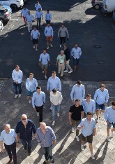 Accueil en mairie joueurs et staff du SCD