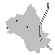 Carte Aveyron avec localisation Decazeville