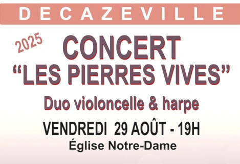Concert "Les pierres vives" à Decazeville