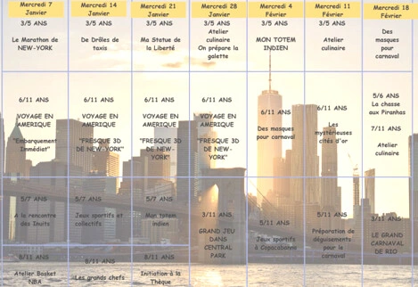 Programme mercredis Janvier-Fevrier- 2026 Espace Jeunes Decazeville