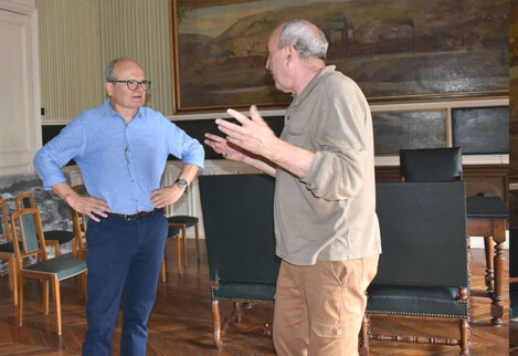 Rachid Khamoune reçu à Decazeville