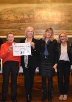 Remise chèque contre le cancer par l'association S-Ricci Decazeville Remise cheque contre le cancer par l'association S-Ricci Decazeville